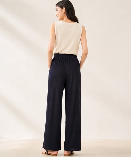 sculpt pleated pants