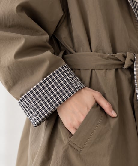 dual face check coat