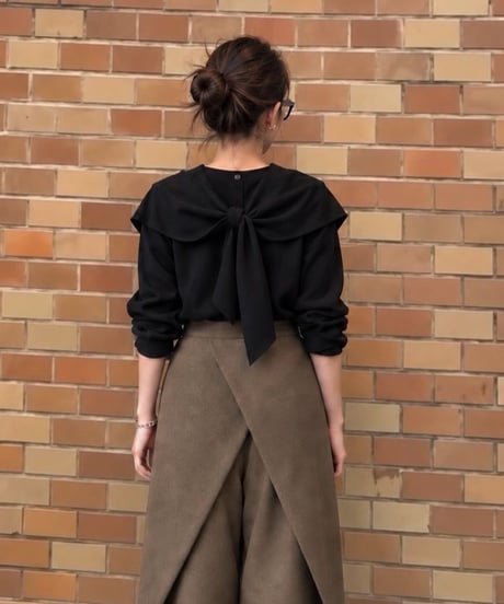 drape cape blouse