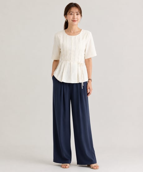 contour pleat blouse