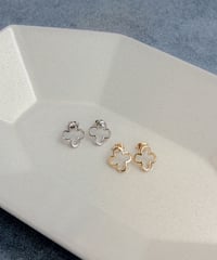 Open Mini Clover Pierce / オープンミニクローバーピアス