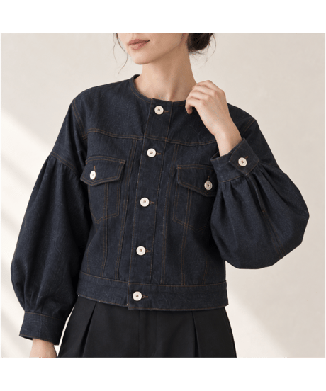 stitch design denim jacket