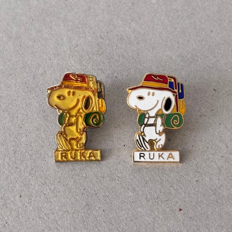 snoopy pin 登山 / RUKA 2