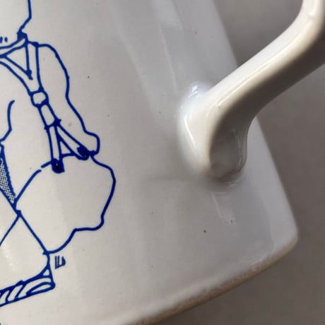 sauna mug Japan blue