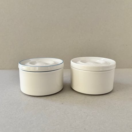 arabia cool suger pot blue line