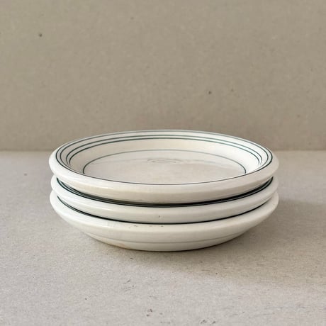 old arabia green line small plate