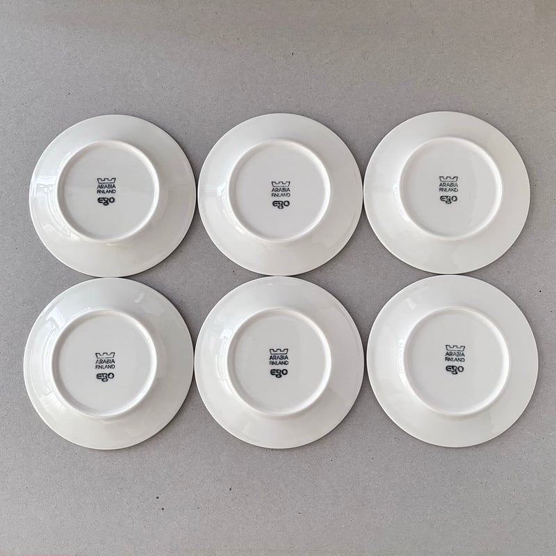 Arabia ego プレート　4枚セット arabia EGO plate12cm | retro number