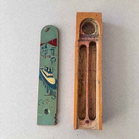 Finland pencase ship motif