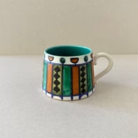 Finland kupittaan savi cup 幾何学模様