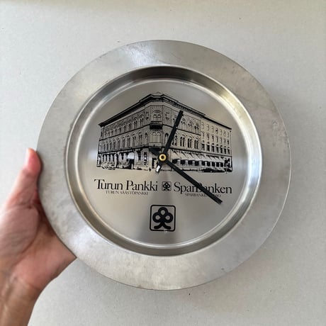 finland bank logo clock