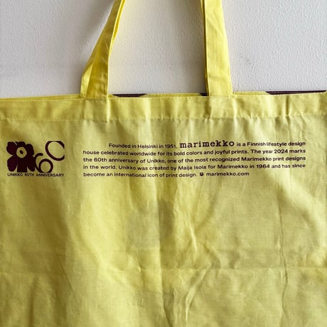 marimekko unikko 60th bag Y/R