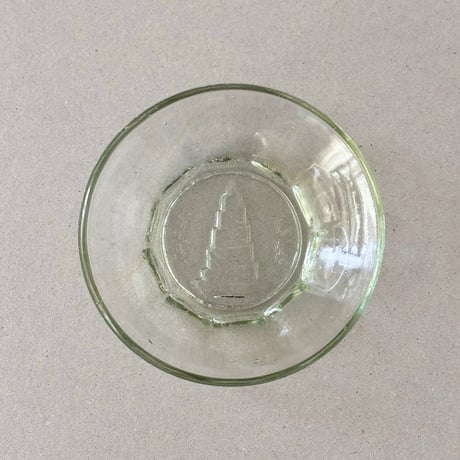 glass mini plate with motif