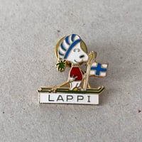 snoopy pin ski LAPPI
