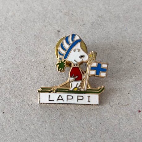 snoopy pin ski LAPPI