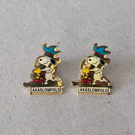 snoopy pin ski / äkäslompolo