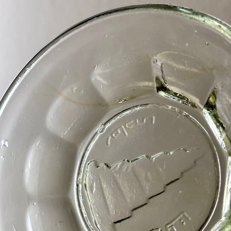 glass mini plate with motif