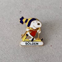 snoopy pin ski / Sölden
