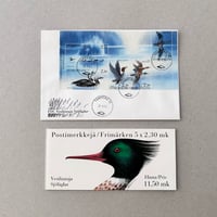 Finish stamps and FDC bird 1993