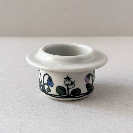 arabia flora egg & candle holder