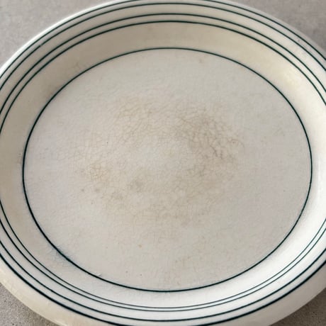 old arabia green line small plate
