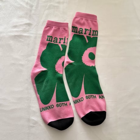 marimekko socks unikko 60th
