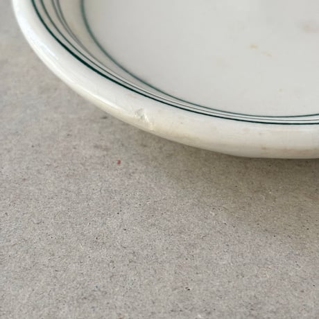 old arabia green line small plate