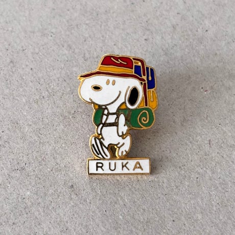 snoopy pin 登山 / RUKA 2