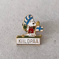 snoopy pin ski KIILOPÄÄ