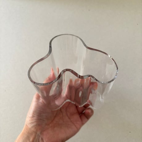 alvar aalto savoy vase clear 95mm