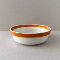 arabia orange line bowl