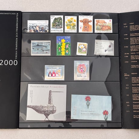 Finish stamps  and stamp booklets 2000