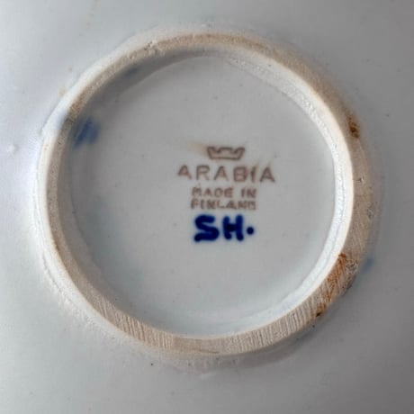 arabia bowl 15cm  blue flower mat