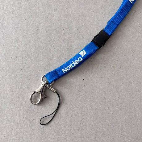 Finland nordea logo neck strap