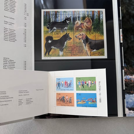 Finish stamps 1989