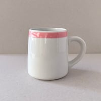 arabia sauna mug pink line