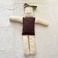 marimekko fabric handmade doll
