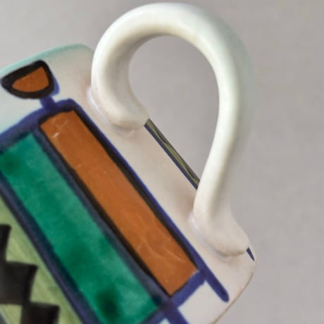 Finland kupittaan savi cup 幾何学模様