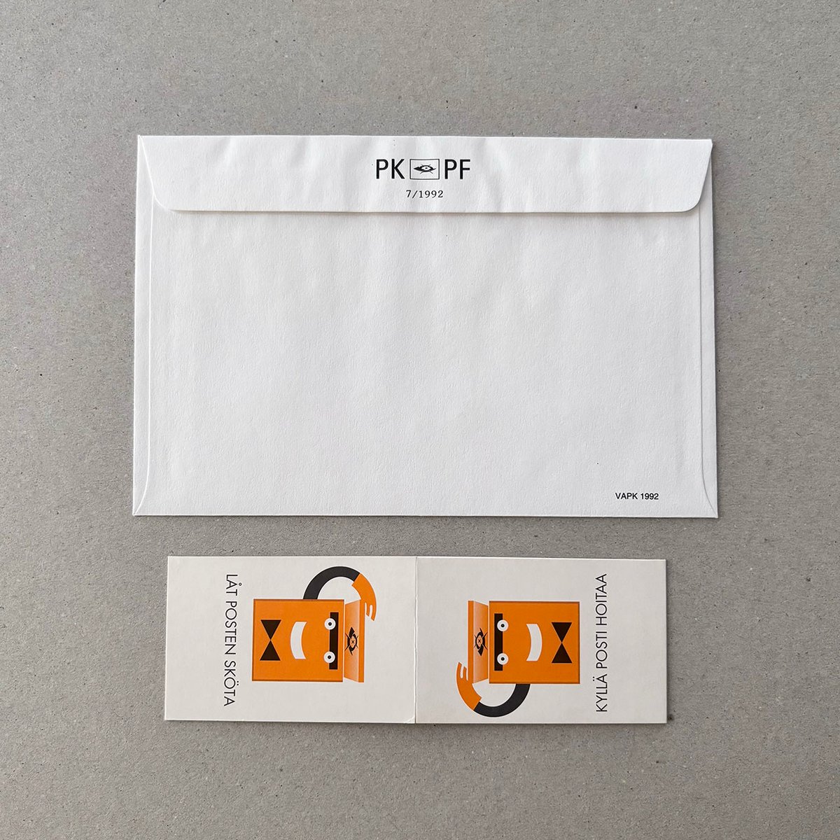 Finish stamps and FDC bird 1992 | retro number