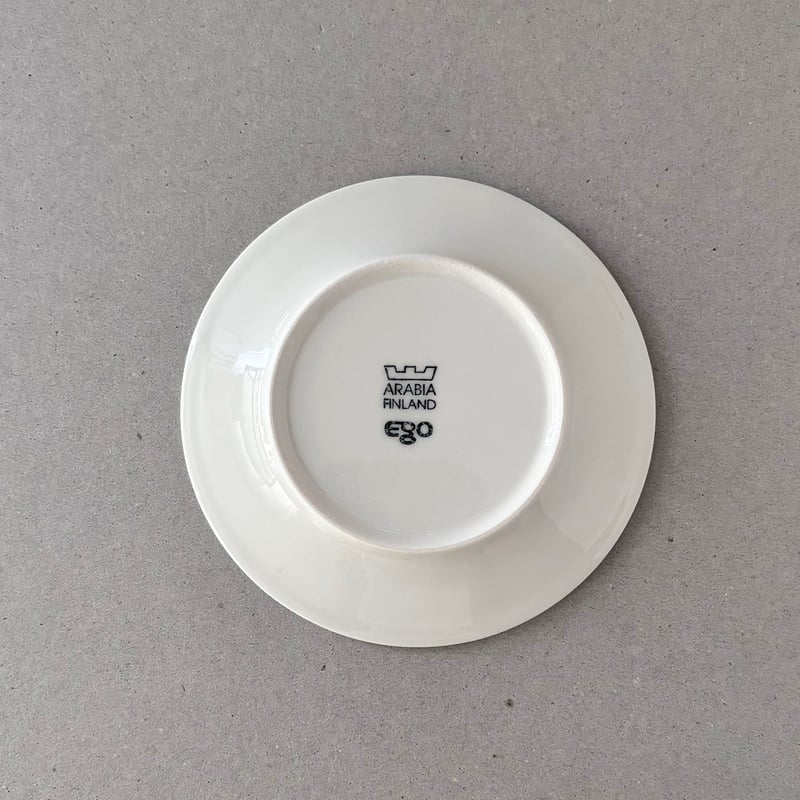arabia EGO plate12cm | retro number