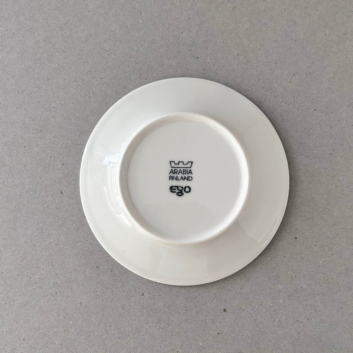arabia EGO plate12cm | retro number