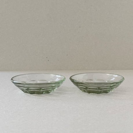 glass mini plate with motif