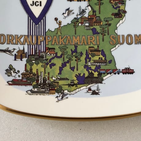 arabia map plate JCI 30th