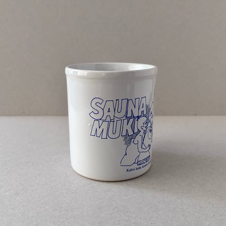 sauna mug Japan blue