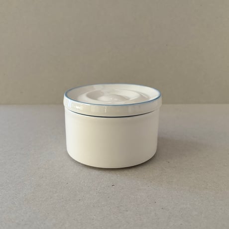 arabia cool suger pot blue line