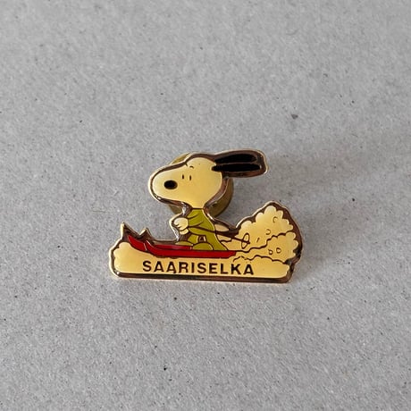 snoopy pin ski / saariselka