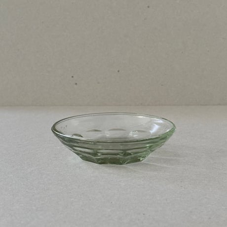 glass mini plate with motif