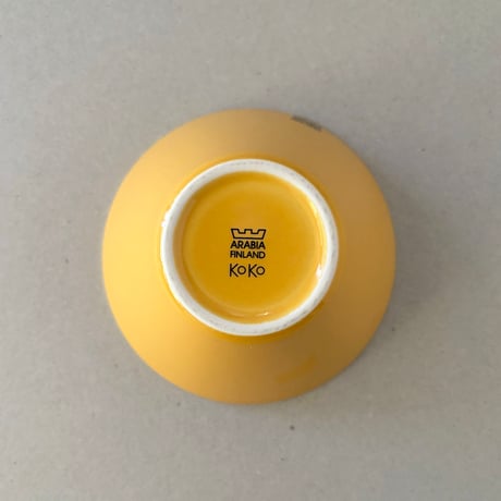 arabia koko bowl yellow 12cm
