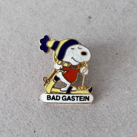 snoopy pin ski / BAD GASTEIN