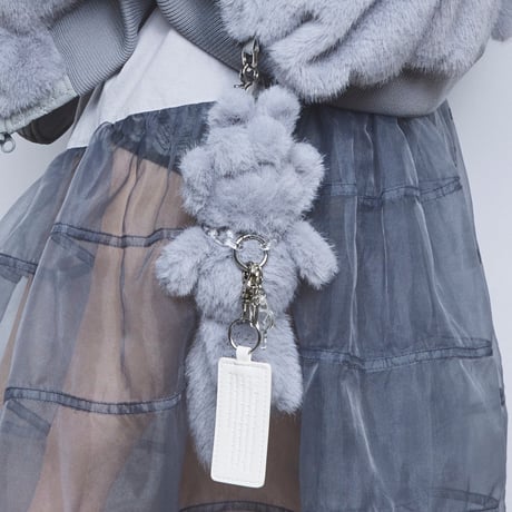 queue BABY peluche key chain / SI26A0216（20）gray