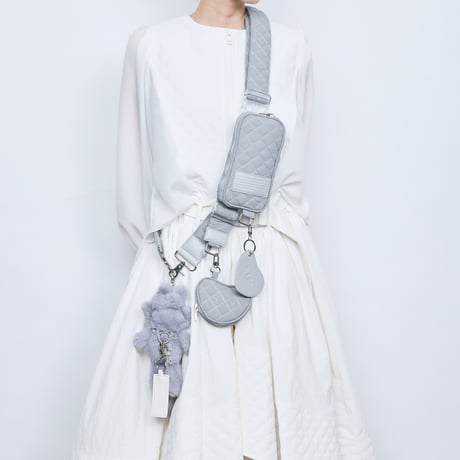 queue BABY peluche key chain / SI26A0216（20）gray